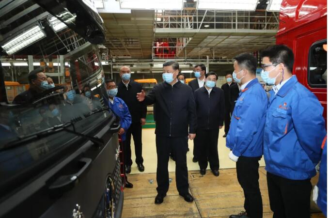 習近平在西安考察調研