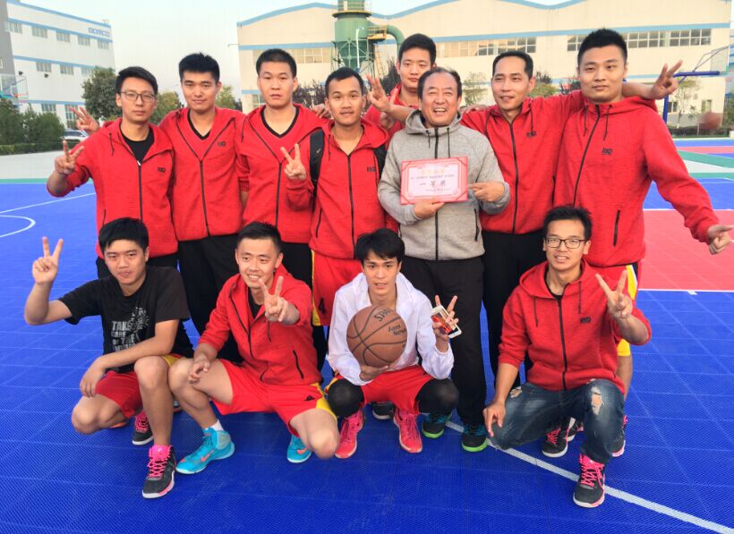咸陽寶石公司連續兩屆蟬聯寶石機械籃球賽冠軍